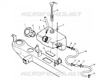 OIL TANK ASSEMBLY  2X4 300 W957530 (4930053005A013)