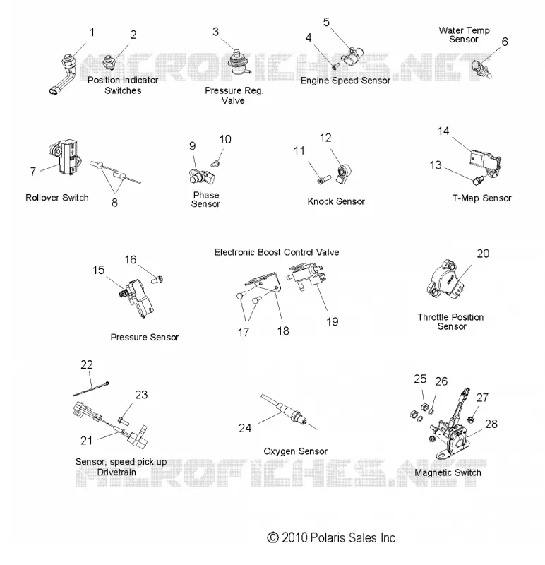 SENSORS, SWITCHES AND VALVES