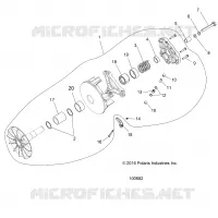 DRIVE TRAIN, PRIMARY CLUTCH