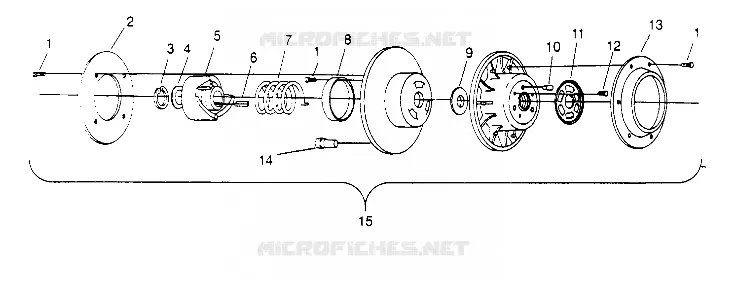 DRIVEN CLUTCH ASSEMBLY RXL TOURING 0950869 (4928982898C005)