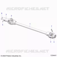 DRIVE TRAIN, FRONT PROP SHAFT