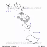ENGINE, VALVE COVER