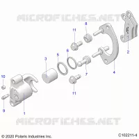 BRAKES, REAR CALIPER