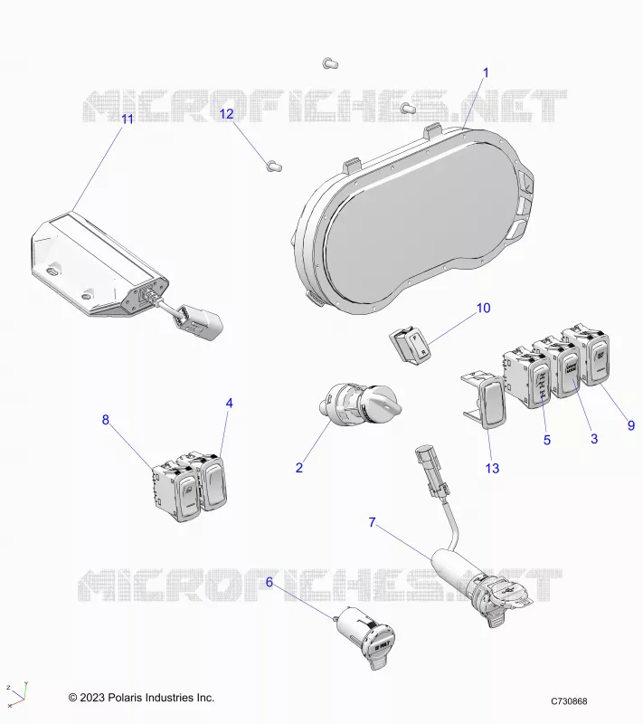 ELECTRICAL, DASH INSTRUMENTS