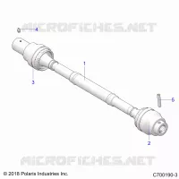 DRIVE TRAIN, FRONT PROP SHAFT