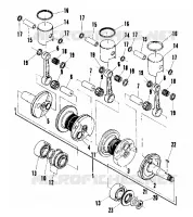 PISTON AND CRANKSHAFT (600 AND 600 LE) (4910941094036A)