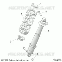 REAR SUSPENSION SHOCK MOUNTING