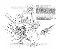 ENGINE MOUNTING SPORTSMAN 4X4 W958040 (4930403040A010)