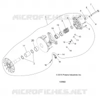 DRIVE TRAIN, PRIMARY CLUTCH