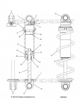 SUSPENSION, FRONT SHOCK TRACK (BLACK COIL OVER)