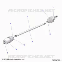 DRIVE TRAIN, HALF SHAFT, FRONT