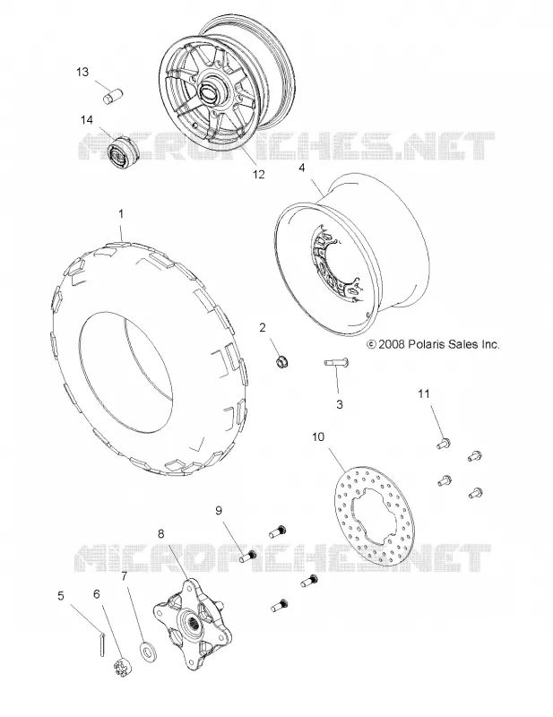 WHEELS, FRONT
