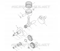 CRANKSHAFT AND PISTON