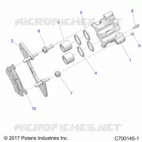 BRAKES, REAR CALIPER
