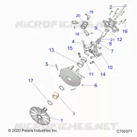 DRIVE TRAIN, PRIMARY CLUTCH