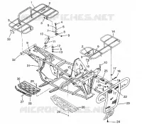 BUMPER / RACKS MOUNTING MAGNUM 2X4 W957544 (4926852685A008)