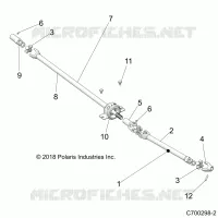 DRIVE TRAIN, FRONT PROP SHAFT