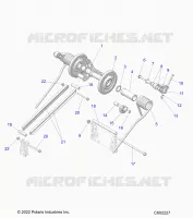 SUSPENSION, REAR TORQUE ARM