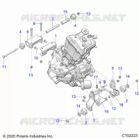 ENGINE, MOUNTING