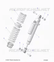 SUSPENSION, FRONT SHOCK MOUNTING