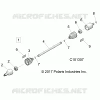 DRIVE TRAIN, DRIVE SHAFT, FRONT