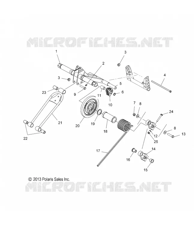 SUSPENSION, REAR TORQUE ARM