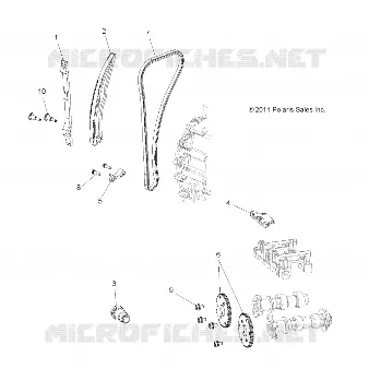CAM CHAIN AND SPROCKET