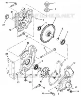 WATER PUMP ULTRA SKS 0960578, EUROPEAN ULTRA SKS E960578, AND ULTRA RMK 096 (4931683168C011)