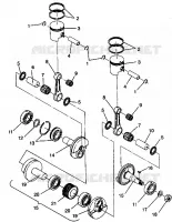 PISTON   CRANKSHAFT WIDETRAK GT 0942061 (49261126110031)