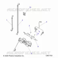 FUEL SYSTEM, RAIL, LINES AND THROTTLE BODY