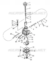 CARBURETOR 700 RMK 0970966, 700 SKS 0970566, AND EUROPEAN 700 SKS E970566 (4938573857C010)