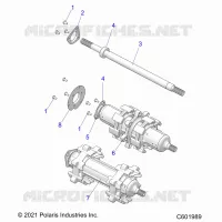 DRIVE TRAIN, JACKSHAFT AND DRIVE SHAFT