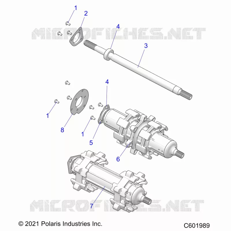 DRIVE TRAIN, JACKSHAFT AND DRIVE SHAFT