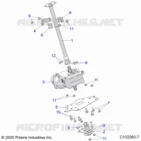 STEERING POST  AND EPS