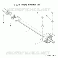 DRIVE TRAIN, MID PROP SHAFT
