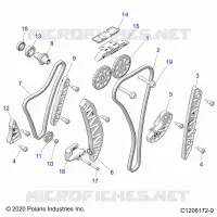 ENGINE, TIMING AND OIL CHAIN DRIVES