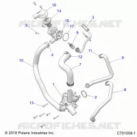 ENGINE, WATERPUMP AND BYPASS