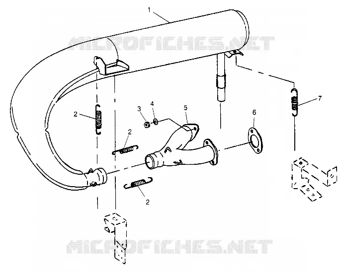 EXHAUST SYSTEM 500 CARB 0952764 (4929192919C002)