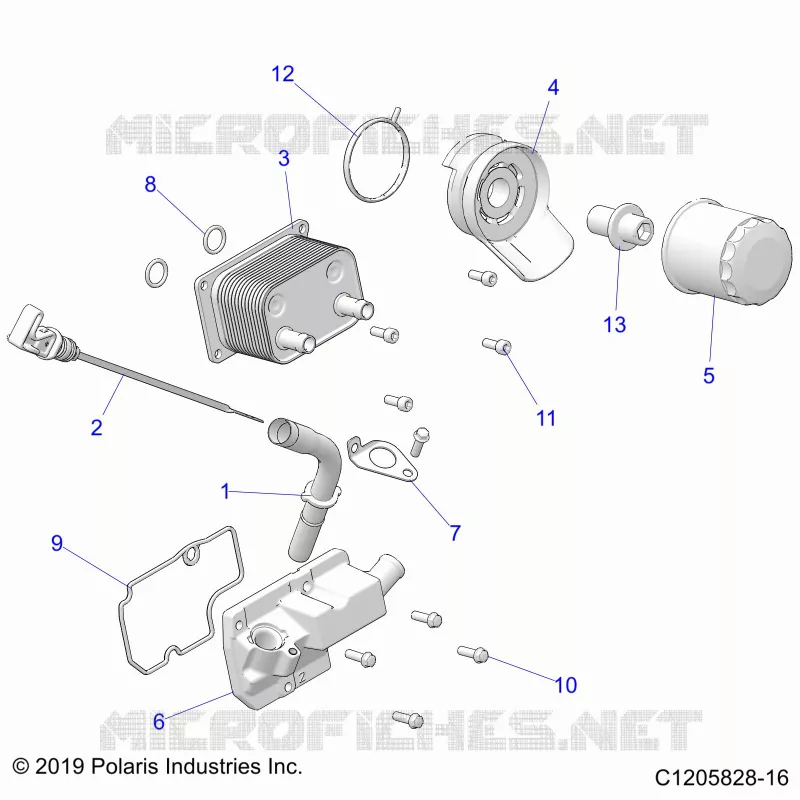 ENGINE, DIPSTICK & OIL FILTER