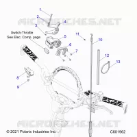 ENGINE, THROTTLE CONTROL ASM.