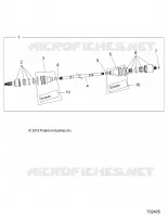 DRIVE TRAIN, HALF REAR SHAFT