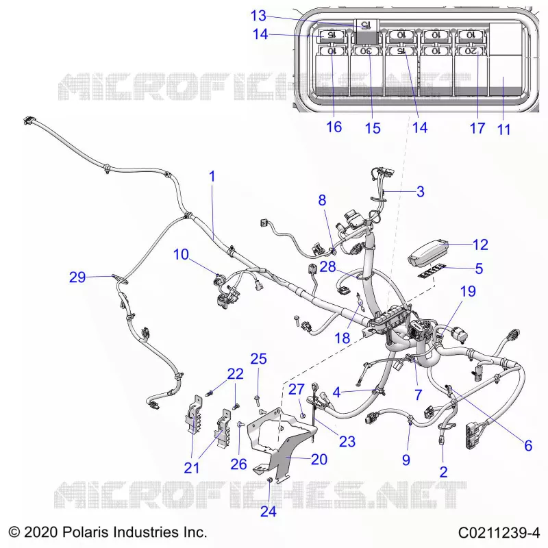 ELECTRICAL, MAIN WIRE HARNESS