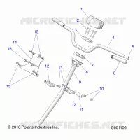 STEERING, H-BAR, STEERING POST, GRIPS