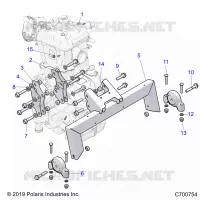 ENGINE, ENGINE MOUNTING