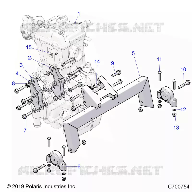 ENGINE, ENGINE MOUNTING