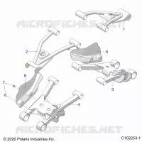 REAR SUSPENSION CONTROL ARMS