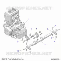 ENGINE, MOUNTING & LONG BLOCK