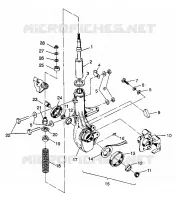 FRONT STRUT   ASSEMBLY 4X4 350L S938139 (4924342434014A)