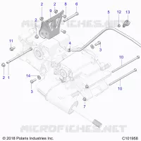 DRIVE TRAIN, MAIN GEARCASE MOUNTING