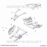 REAR SUSPENSION CONTROL ARMS